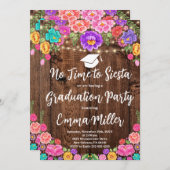 メキシコ卒業フェスタパーティー 招待状 (正面/裏面)