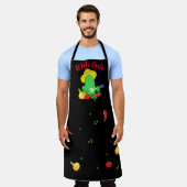 メキシコ南西部パーソナライズされた料理キッチン エプロン (着用した状態)