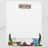 メキシコ南西部フーズレシピレターヘッド (正面/裏面)