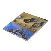 メキシコ台所プレートおよび陶器 タイル (側面)