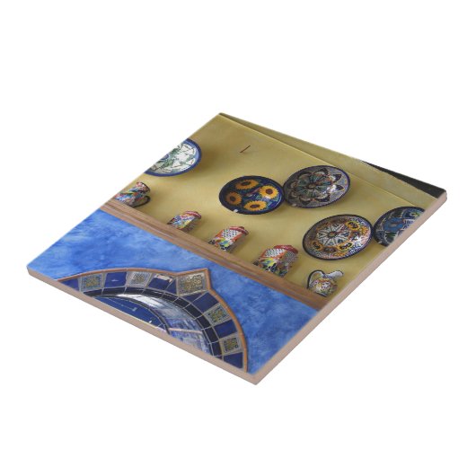 メキシコ台所プレートおよび陶器 タイル (側面)