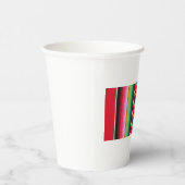 メキシコ名ポンチョ毛布の背景 紙コップ (右)
