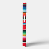 メキシコ名ポンチョ毛布の背景 Case-Mate iPhoneケース (裏面 / 右)