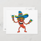 メキシコ唐辛子 ポストカード (正面/裏面)