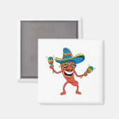 メキシコ唐辛子 マグネット (正面/裏面)