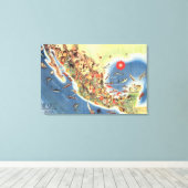 メキシコ図鑑Miguel Gomez Medina著 キャンバスプリント (インサイチュ (ウッドフロア))