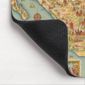 メキシコ図 マウスパッド (コーナー)