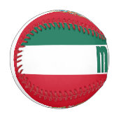 メキシコ国旗とコート・オブ・アームズ 野球ボール (正面左)