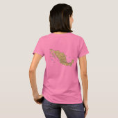 メキシコ国旗と地図dk Tシャツ (裏面フル)