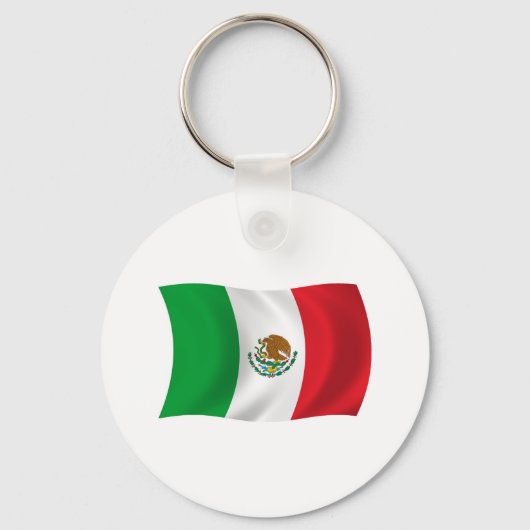 メキシコ国旗のキーチェーン キーホルダー (正面)