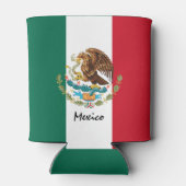 メキシコ国旗のクーラー&メキシコパーティー/スポーツ 缶クーラー (裏面)