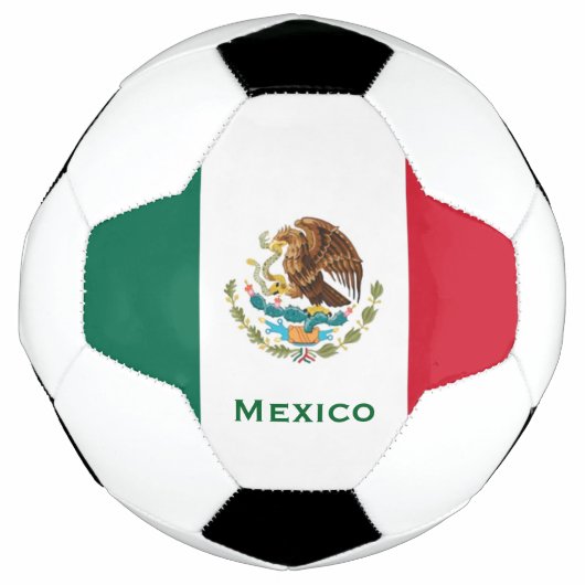 メキシコ国旗のサッカーボール サッカーボール (正面)
