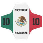 メキシコ国旗のサッカーボール(ジャージカスタムナンバー付き) サッカーボール (フラット)