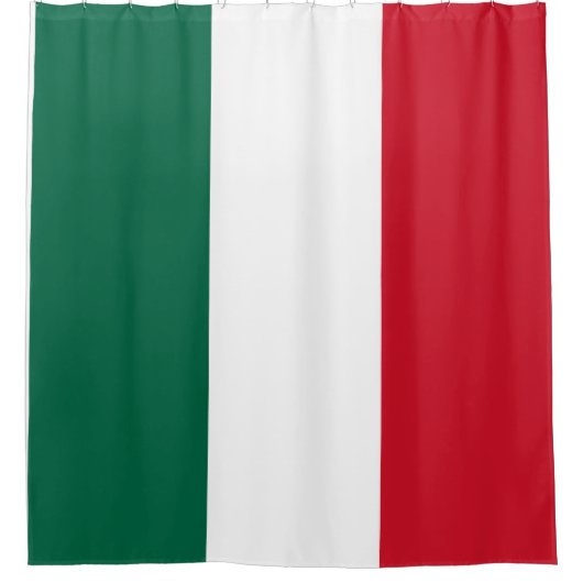 メキシコ国旗のシャワーカーテンはっきりした – カラーバスルーム シャワーカーテン (正面)