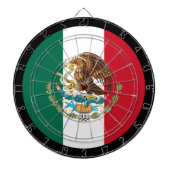 メキシコ国旗のダーツボード&ダーツ/ゲームボード ダーツボード (正面)