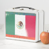 メキシコ国旗のデザイン メタルランチボックス (インサイチュ)