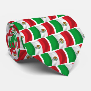メキシコ国旗のネクタイ ネクタイ