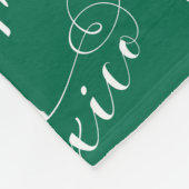 メキシコ国旗のハート、私はメキシコを愛している フリースブランケット (角)