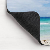 メキシコ国旗のビーチ マウスパッド (コーナー)