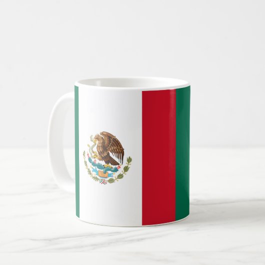 メキシコ国旗のプライドマグカップ コーヒーマグカップ (正面左)