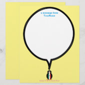 メキシコ国旗のペンギンさんのはがきセット (正面/裏面)