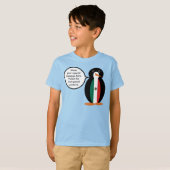 メキシコ国旗のペンギンさん男子Tシャツ Tシャツ (正面フル)
