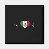 メキシコ国旗のメキシコ独立記念日誇りを持った マグネット (正面)