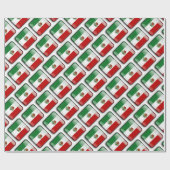 メキシコ国旗のラッピング紙 ラッピングペーパー (フラット)