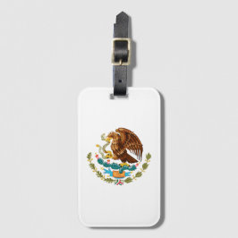 メキシコ国旗のワシ ラゲッジタグ
