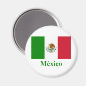 メキシコ国旗の名前スペインの: マグネット (正面/裏面)