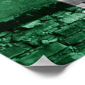 メキシコ国旗の壁 ポスター (角)