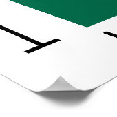 メキシコ国旗の大きさ ポスター (角)