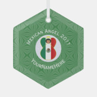メキシコ国旗の天使 グリーン ホワイト 年 名前 ヘキサゴン