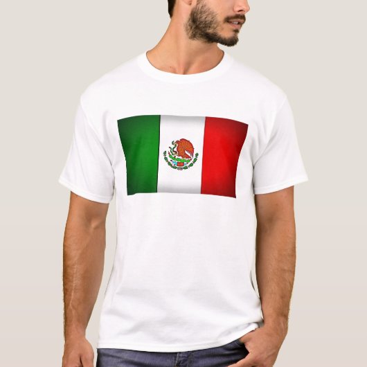 メキシコ国旗の様式化 Tシャツ (正面)