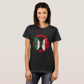 メキシコ国旗の独立記念日メキシコ人男性の女性キッド Tシャツ (正面フル)