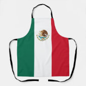 メキシコ国旗の独立記念日 エプロン (正面)