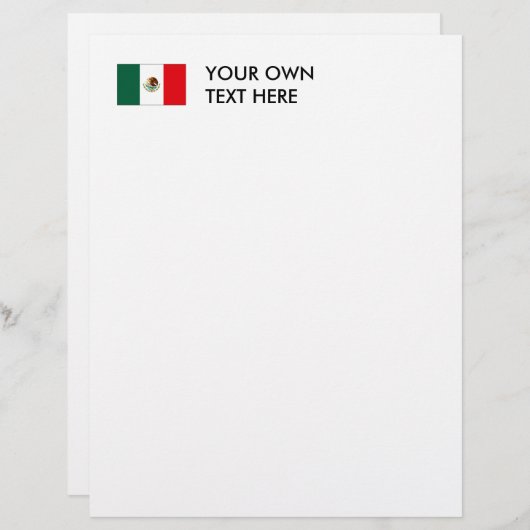 メキシコ国旗のTシャツとギフト (正面/裏面)