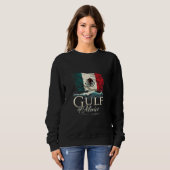 メキシコ国旗を持つメキシコ湾Tシャツ – 沿岸 スウェットシャツ (正面フル)