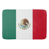 メキシコ国旗を持つ大きなバスマット バスマット (正面)