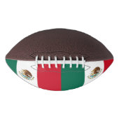 メキシコ国旗を持つ愛国的なアメリカンフットボール アメリカンフットボール (正面)
