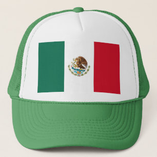 メキシコ国旗を掲げた帽子 キャップ