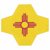 メキシコ国旗を掲げた愛国的なサッカーボール サッカーボール (フラット)