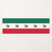 メキシコ国旗を掲げた愛国的なヨガマット ヨガマット (裏面(横))