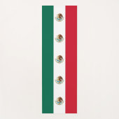 メキシコ国旗を掲げた愛国的なヨガマット ヨガマット (正面)