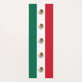 メキシコ国旗を掲げた愛国的なヨガマット ヨガマット (裏面)