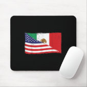 メキシコ国旗アメリカ誇りを持った国旗メキシコルーツ マウスパッド (マウス)