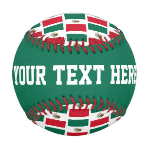 メキシコ国旗カスタムの野球スポーツギフト 野球ボール