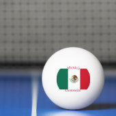 メキシコ国旗サンダーカーブ 卓球ボール (ネット)