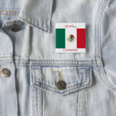 メキシコ国旗サンダーカーブ 缶バッジ (インサイチュ)