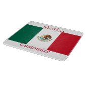 メキシコ国旗サンダーカーヴ カッティングボード (角)